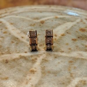Vintage 14k Diamond Earrings